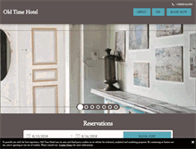 Tablet Screenshot of oldtimehotel.com